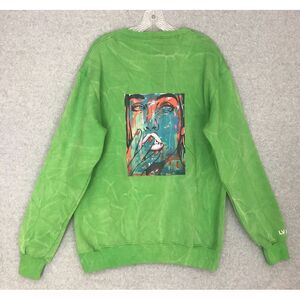LX x VL Layne Vargas x VLPopArt Collab Sweatshirt Adult XL Green Long‎ Sleeve